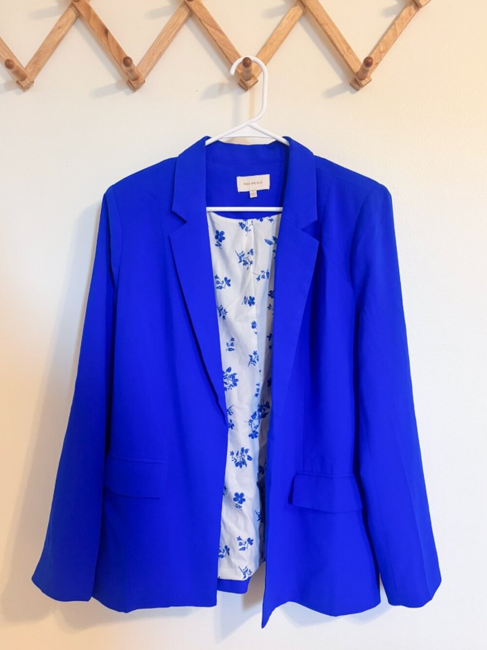 Cobalt Blue Lined Blazer